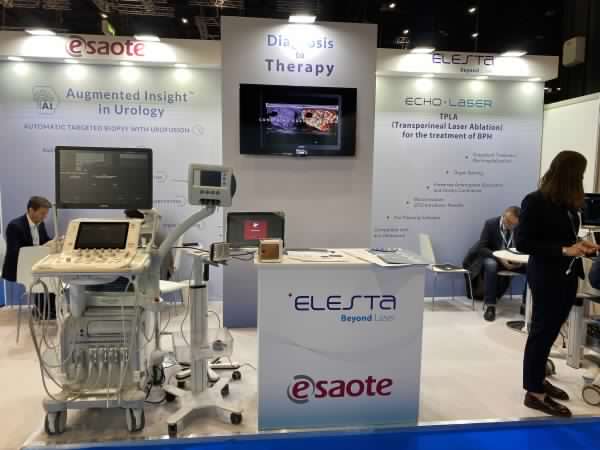 Stand Esaote — Altri allestimenti 2023 — allestimento fieristico PSG