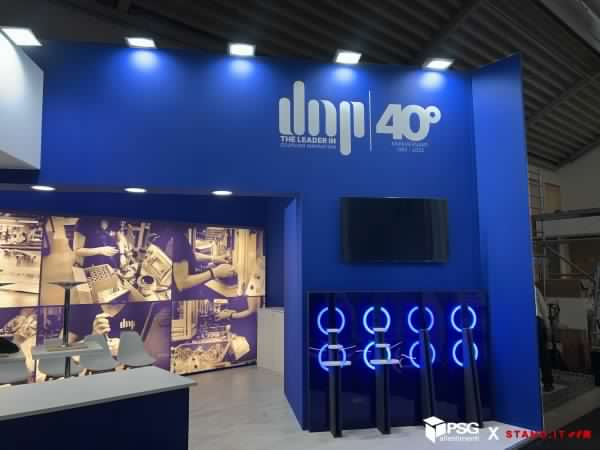 Stand Dnp — Bauma 2025 — allestimento fieristico PSG