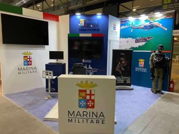 Stand Marina Militare — EICMA 2022 — allestimento fieristico PSG