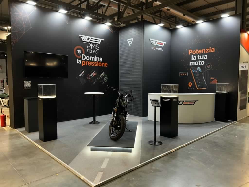 Stand Solectrict — EICMA 2023 — allestimento fieristico PSG