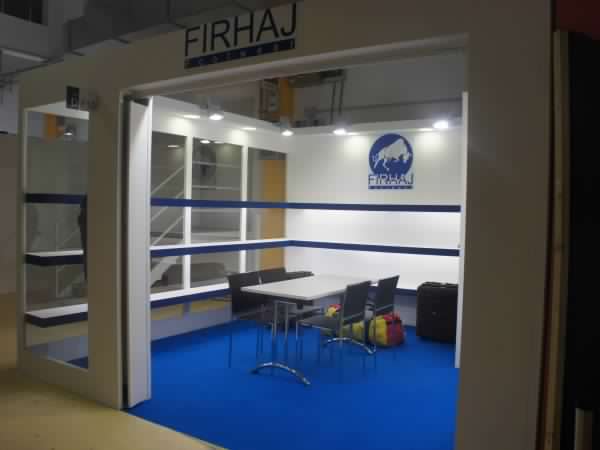 Stand Firhaj — Expo Riva Schuh 2020 — allestimento fieristico PSG