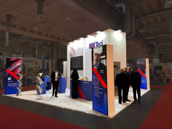 Stand Teci — GIS Piacenza 2025 — allestimento fieristico PSG