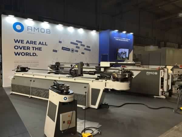 Stand Amob — Lamiera 2025 — allestimento fieristico PSG
