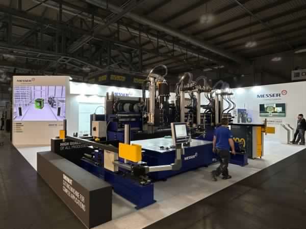 Stand Messer — Lamiera 2025 — allestimento fieristico PSG