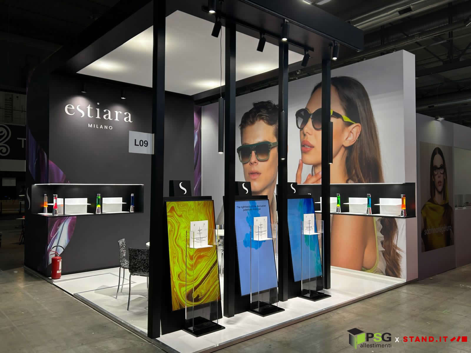 Stand Estiara — Mido 2025 — allestimento fieristico PSG
