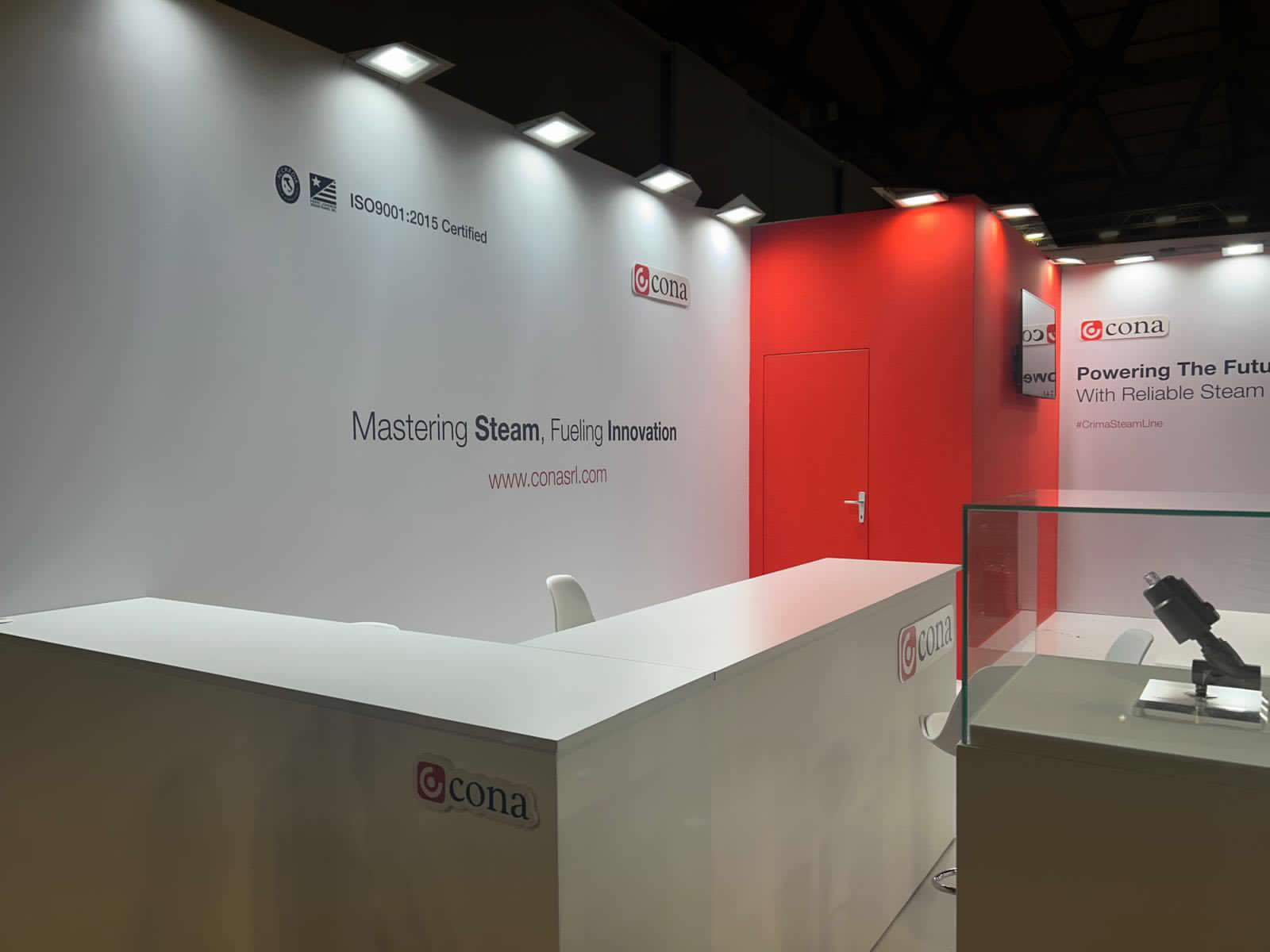 Stand Cona — SIMAC 2025 — allestimento fieristico PSG