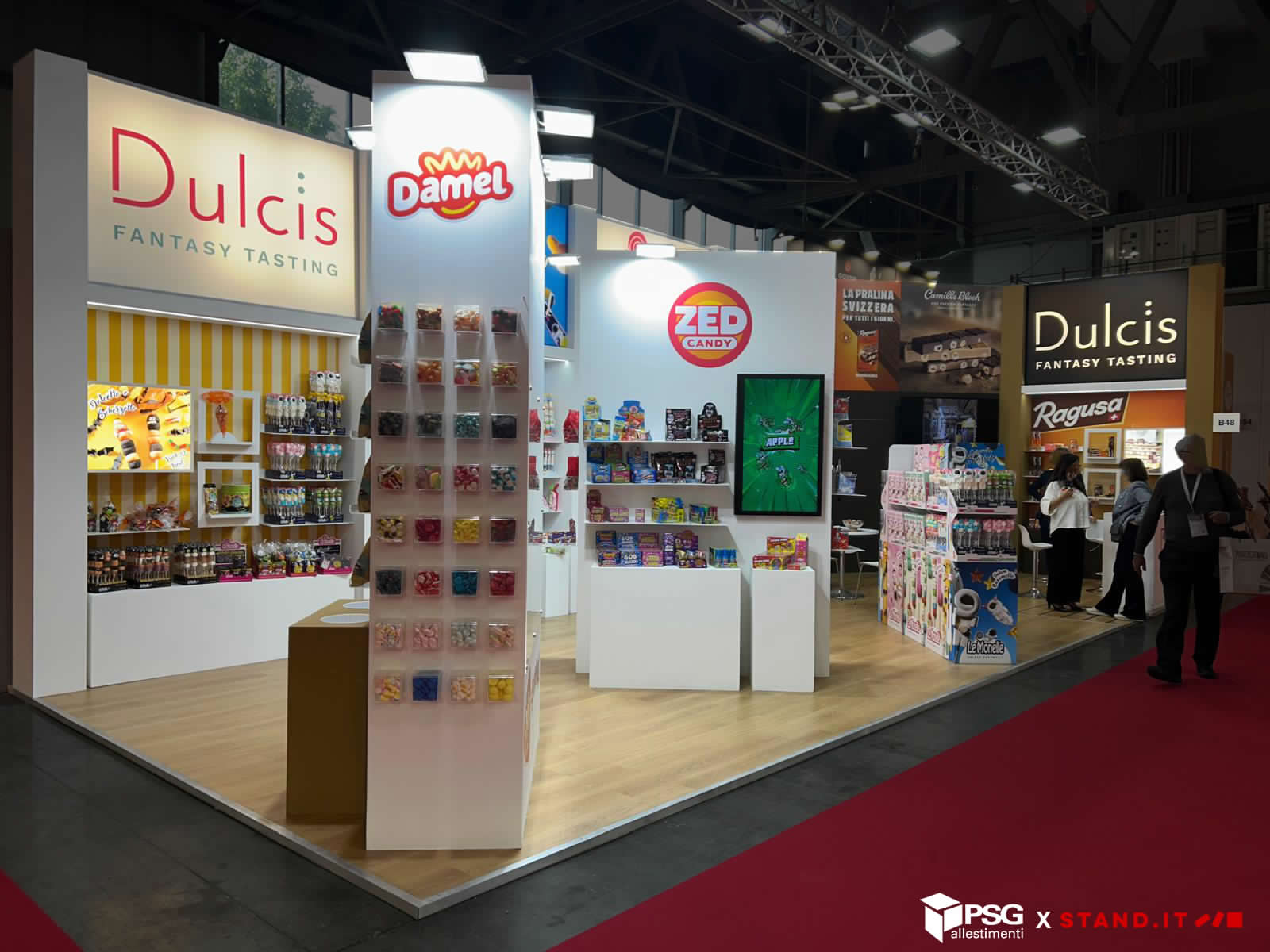 Stand Dulcis — TuttoFood 2025 — allestimento fieristico PSG
